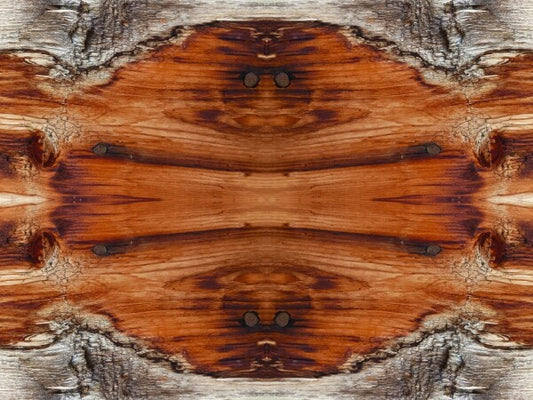 Tarry On # 4 - Celebrate your wandering spirit in an Acrylic Print of planked wood that has been there and done that!